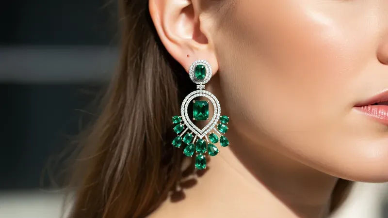 Boucles d'oreilles en émeraude femme : guide de choix